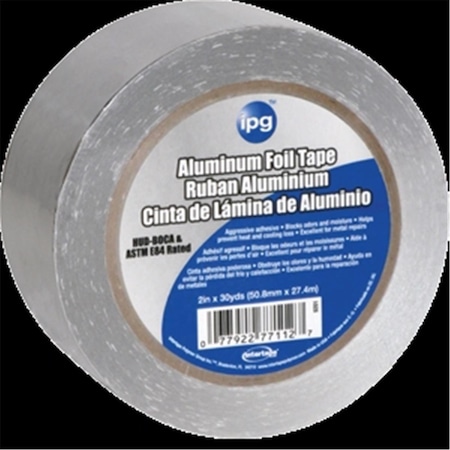 Tool Time 9201 2 in. x 30 ft. Aluminum Foil Tape - Aluminum - 2 in. X 30 yard. TO3579729